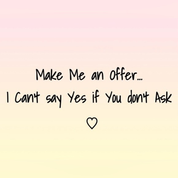 I love getting offers! I also love counter offers - Picture 1 of 1